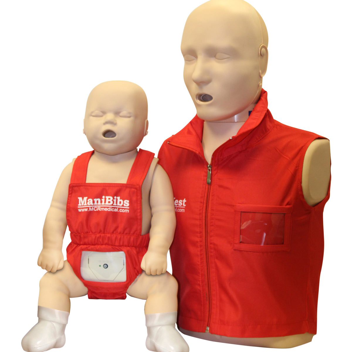 Adult Female and Infant CPR Manikin Kit with Feedback, PRESTAN UltraTrainer, and MCR Accessories