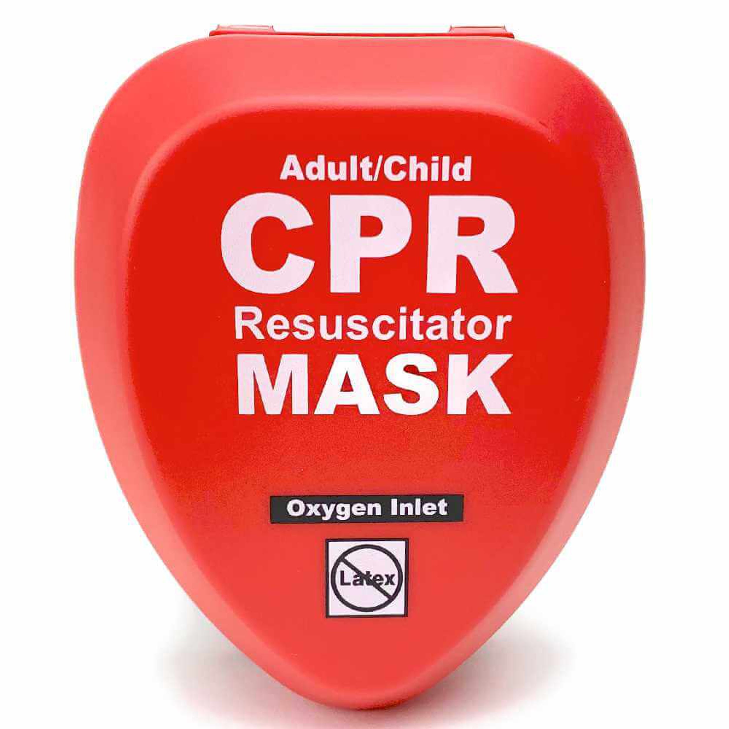 Package of 50 CPR Rescue Masks, Adult/Child, Hard Case with Belt Clip, WNL