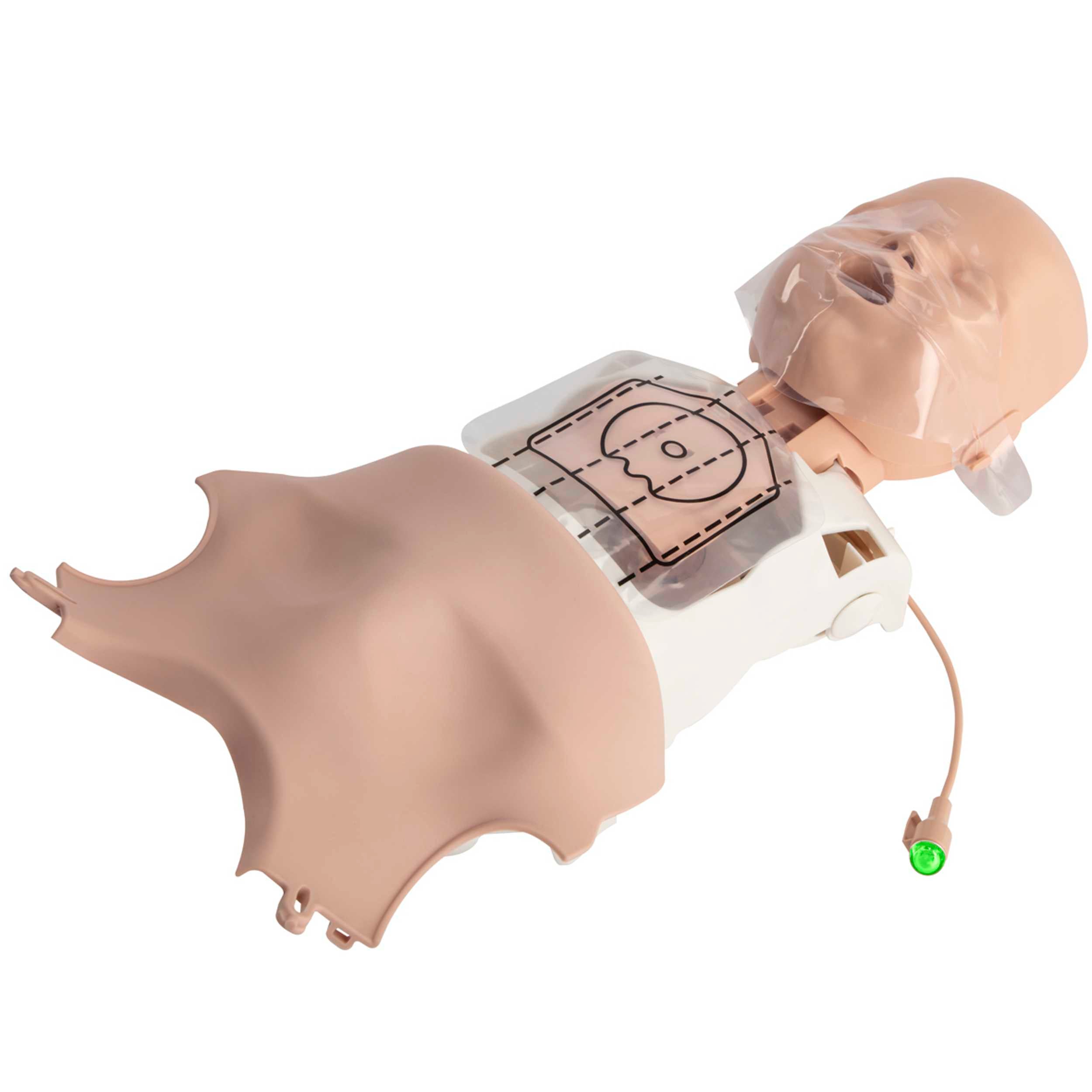 Single Prestan Ultralite CPR Manikins, Dark Tone Infant