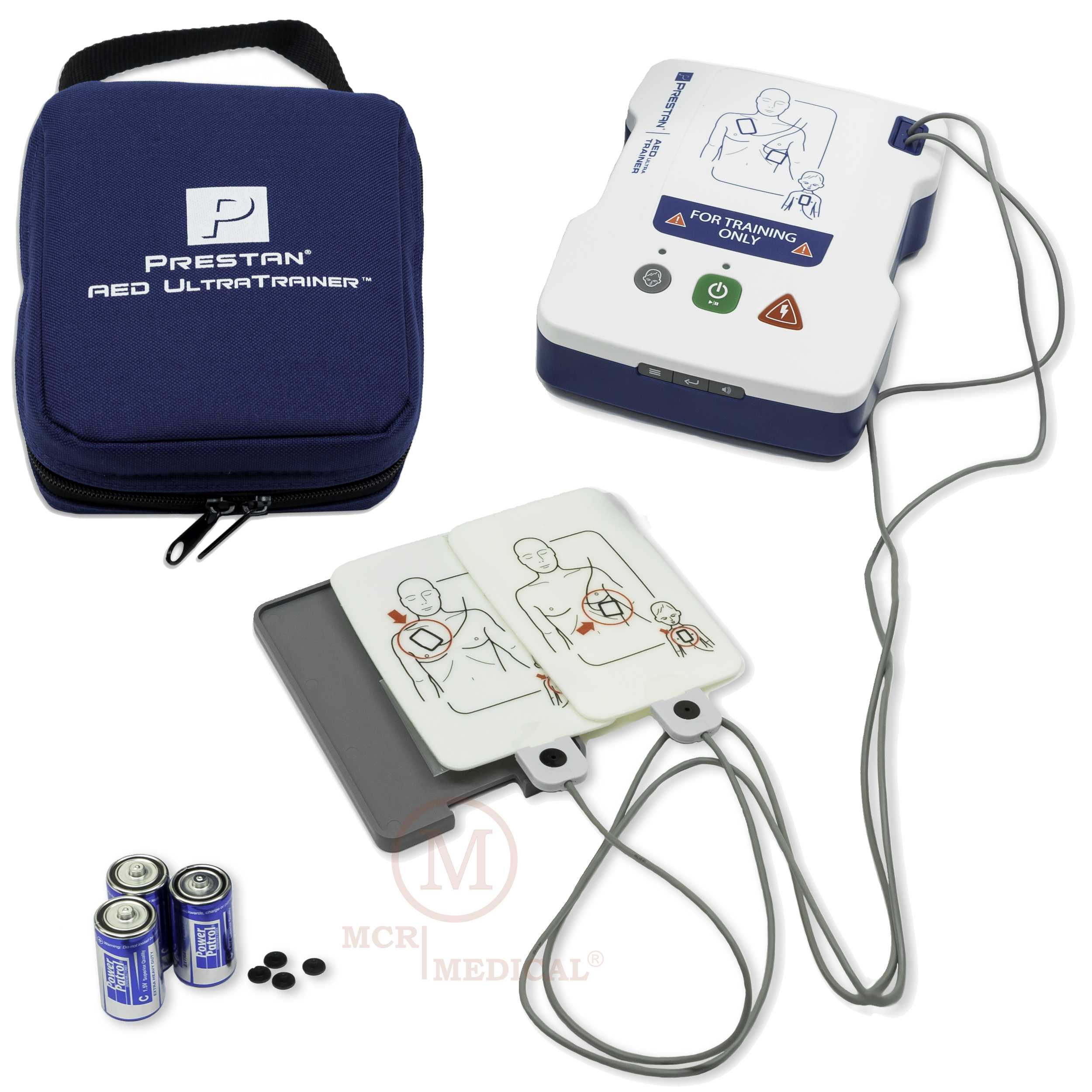 Adult and Infant CPR Manikin Kit with Feedback, Prestan UltraTrainer, and MCR Accessories