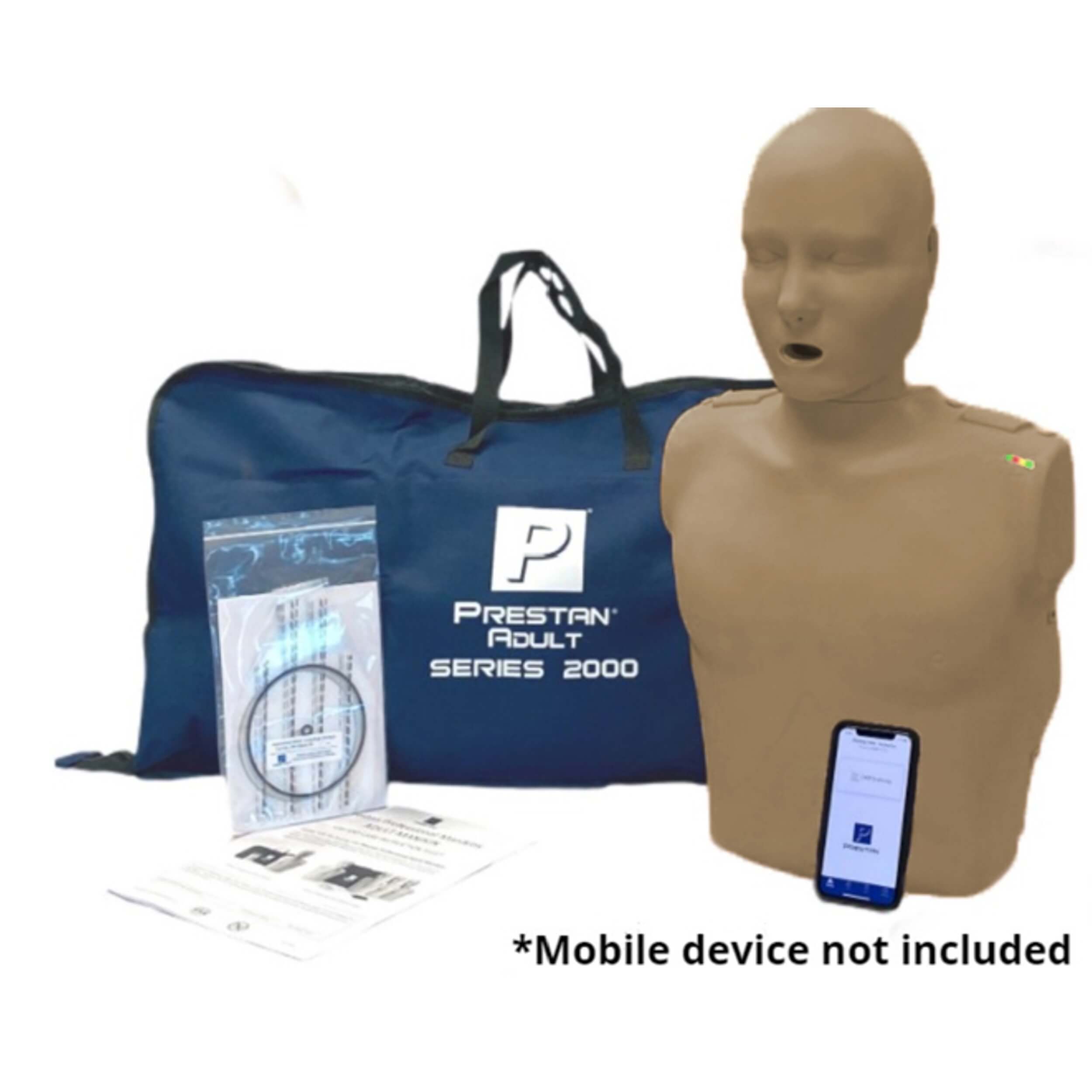 Series 2000 Adult CPR Manikin with Advanced Feedback, DARK TONE, PRESTAN
