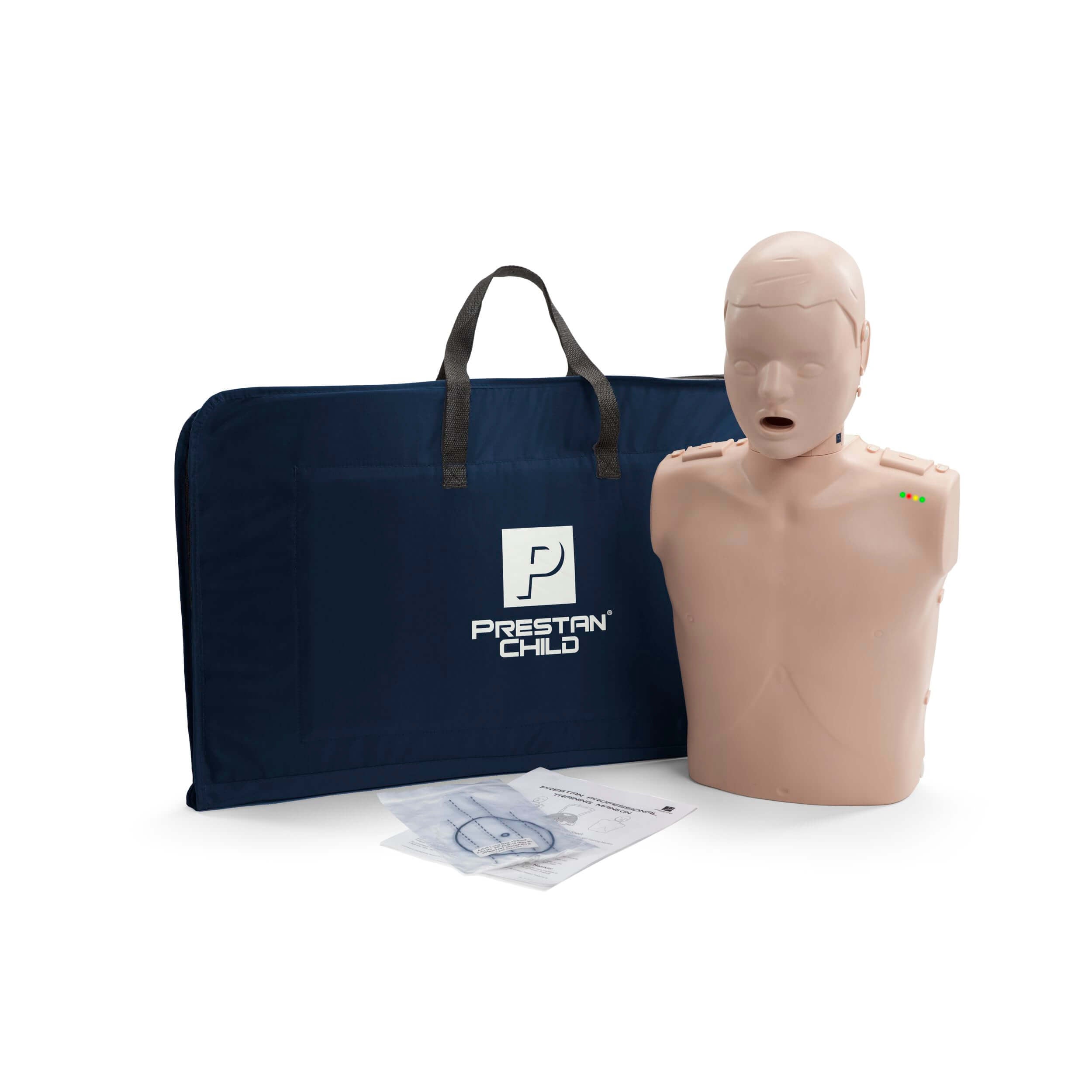 Child CPR Manikin WITH Feedback, MEDIUM TONE, Prestan # PP-CM-100M-MS