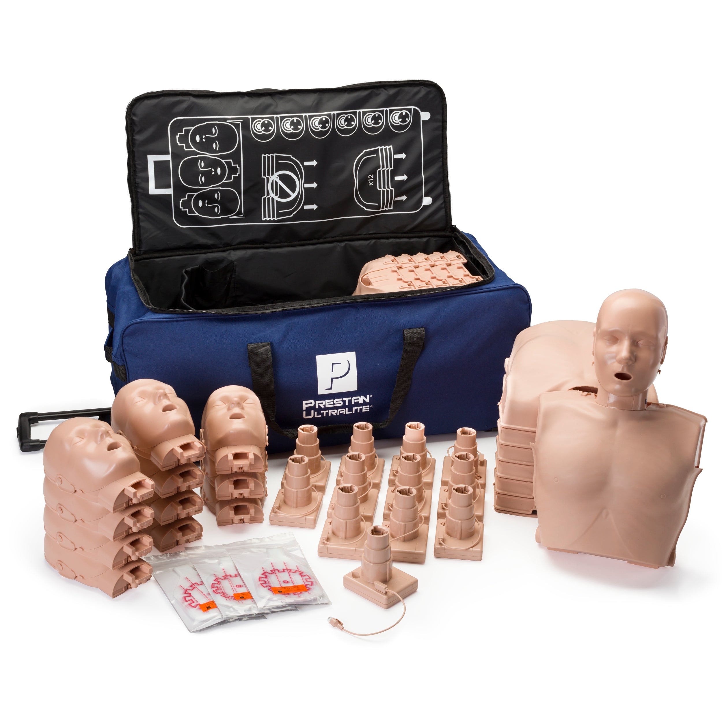 Prestan Ultralite CPR Manikin 12-Pack, Adult