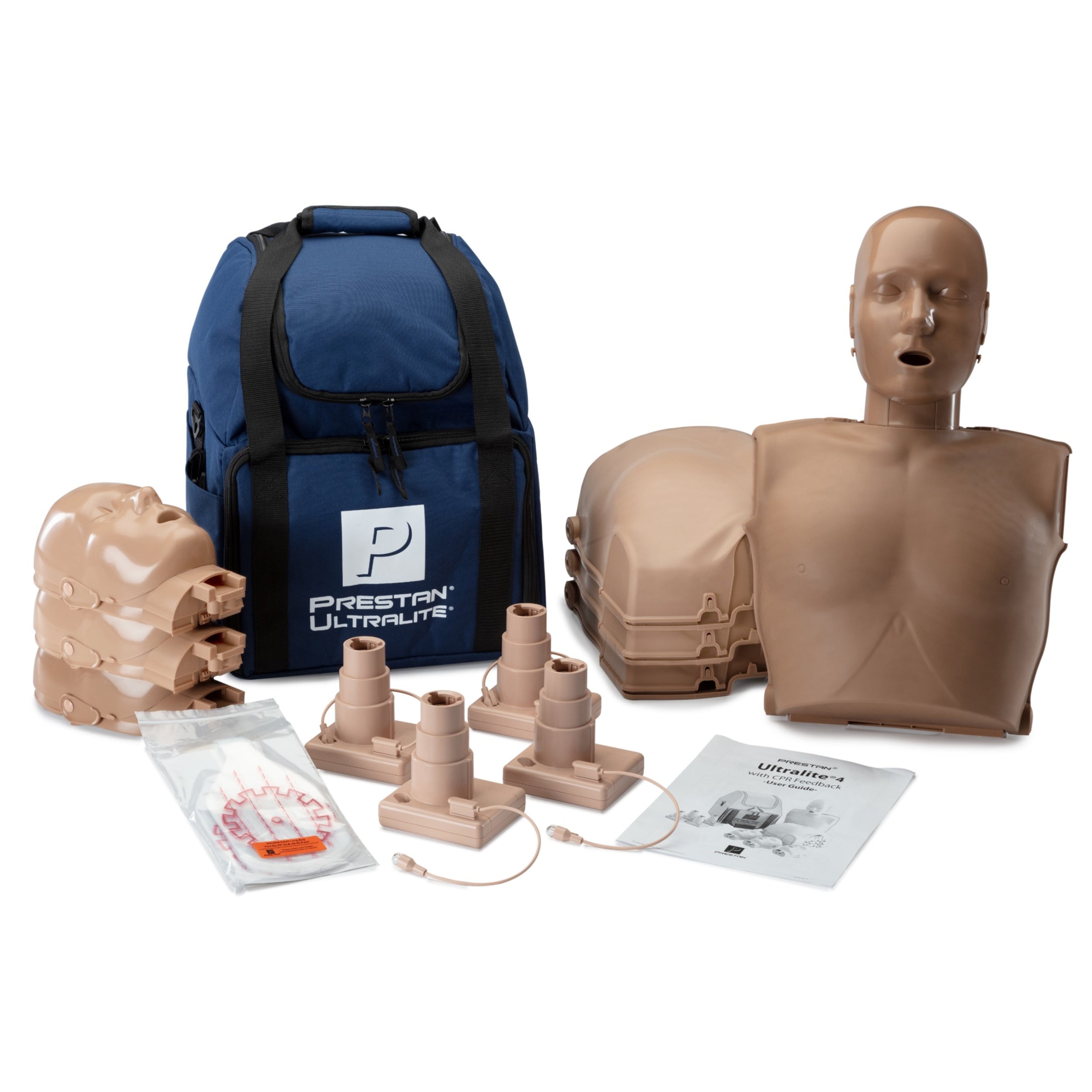 Prestan Ultralite CPR Manikins Diversity Kit 4-Pack, Adults With Feedback