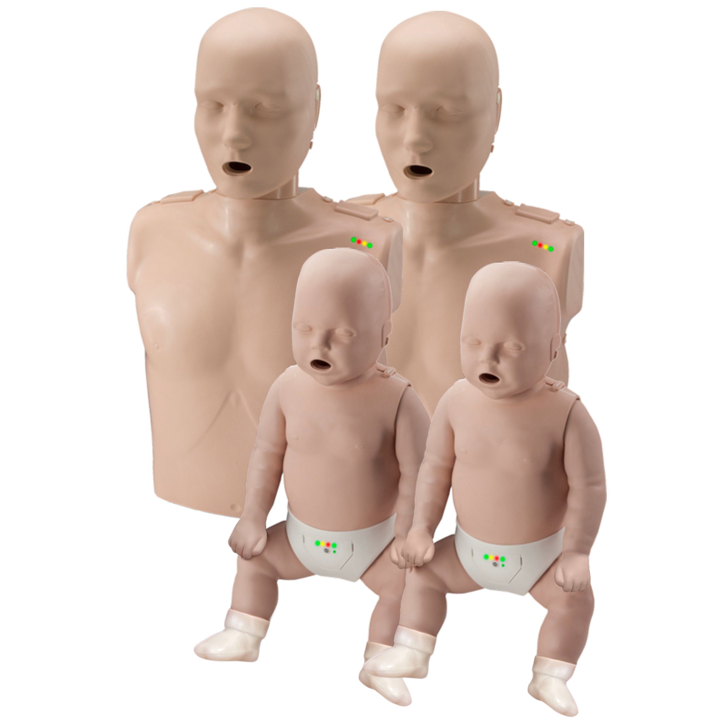 Prestan Take2 CPR Manikin & AED Trainer Kit (2-Adult, 2-Infant, & 2-AED UltraTrainers)