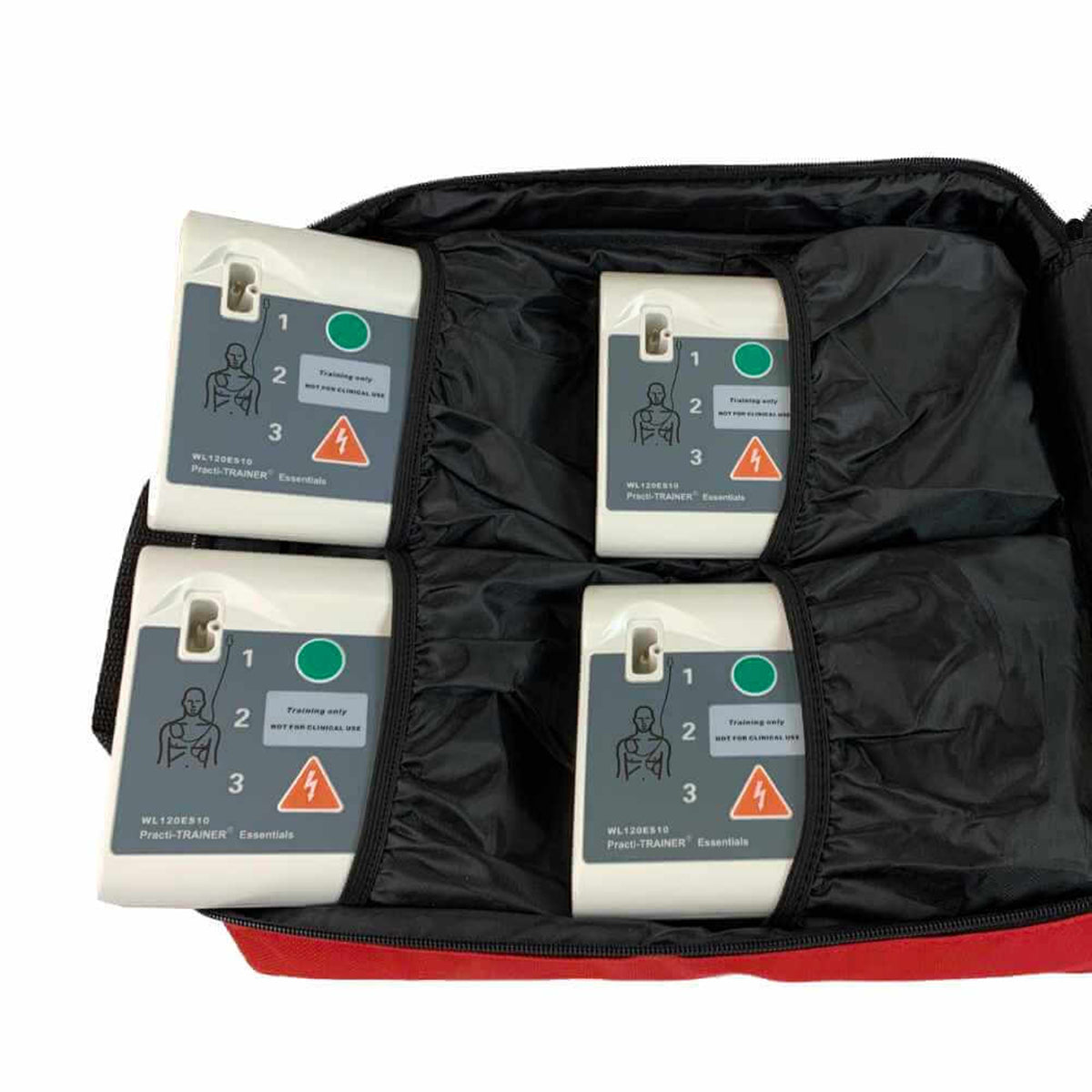 WNL AED trainer - Practi-Trainer Essentials-4 pack, 4 units in carry bag slots