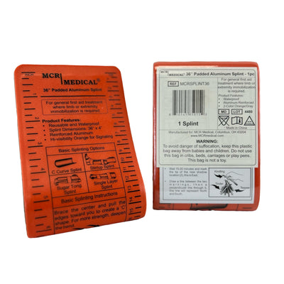 36" Aluminium Reusable, Waterproof, Splint, Single