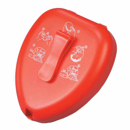 CPR Rescue Mask, Adult/Child, Hard Case with Belt Clip, WNL