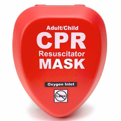 CPR Rescue Mask, Adult/Child, Hard Case with Belt Clip, WNL