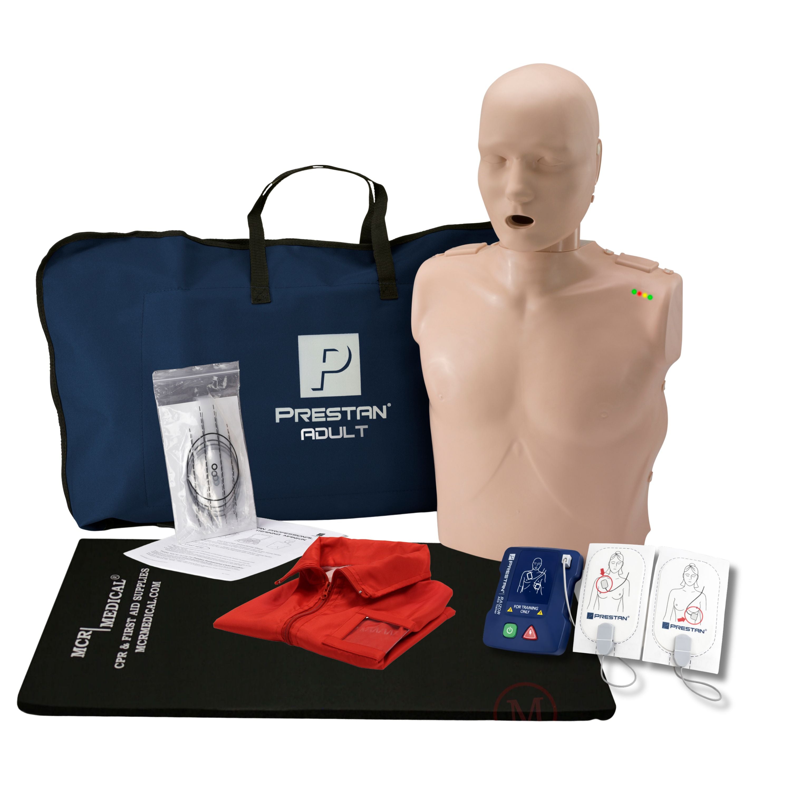 MCR Professional Kit Featuring the PRESTAN AED Raizor Trainer