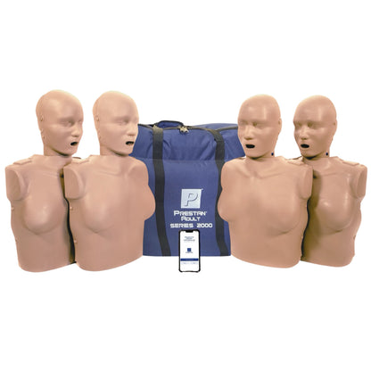 4-pack Series 2000 Adult Female CPR Manikin with Advanced Feedback, DARK TONE