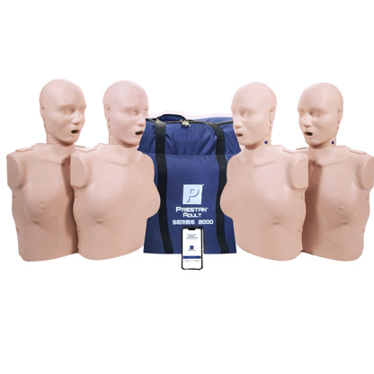 4-pack Series 2000 Adult Female CPR Manikin with Advanced Feedback, MEDIUM TONE