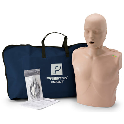 MCR Professional Manikin Training Kit: One Adult & One Infant PRESTAN Manikin, One AED Raizor Trainer, and MCR Exclusive Accessories (Medium Tone)