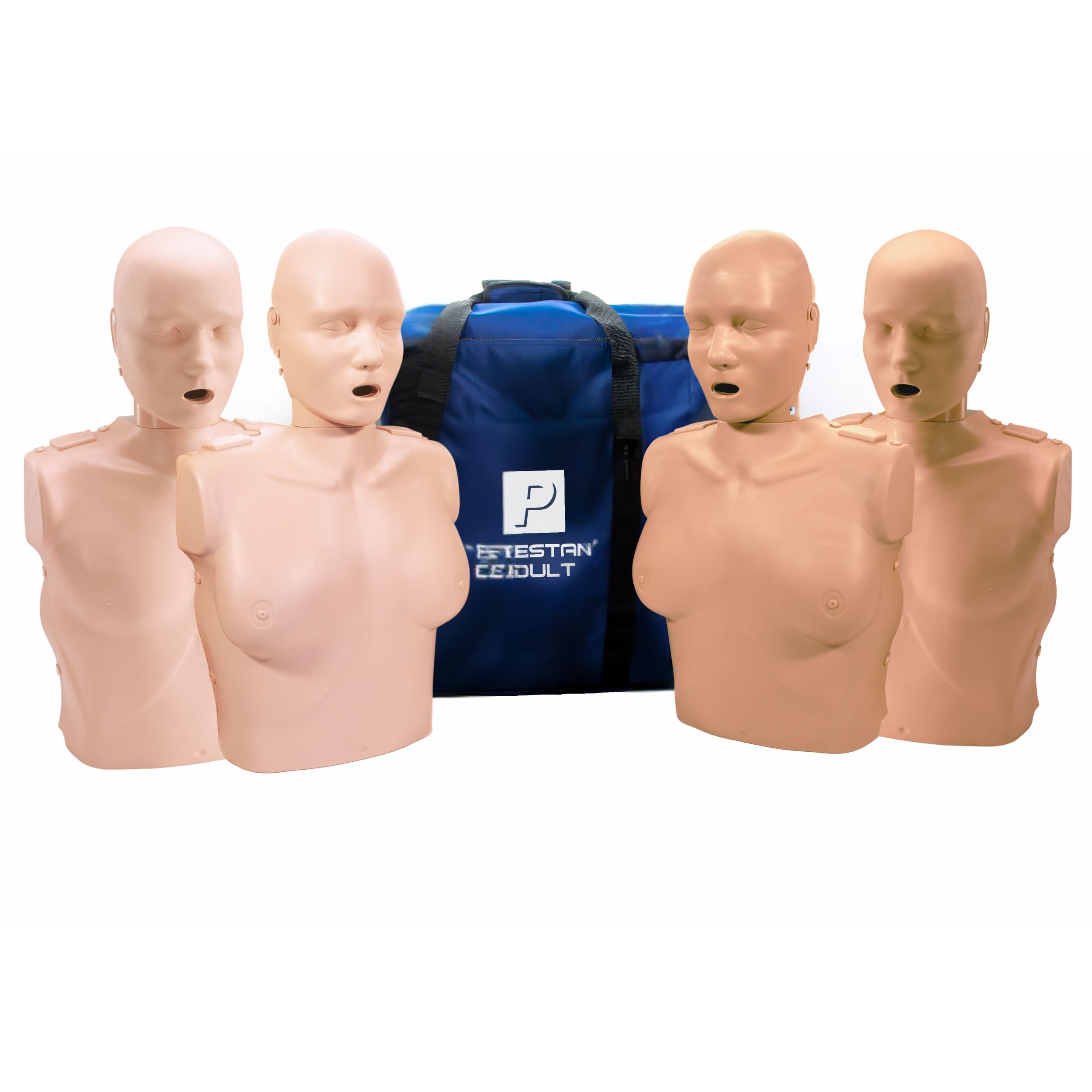 4-Pack Adult and Female CPR Manikin WITH Feedback, DIVERSITY, Prestan PP-AM-401M-MSDS