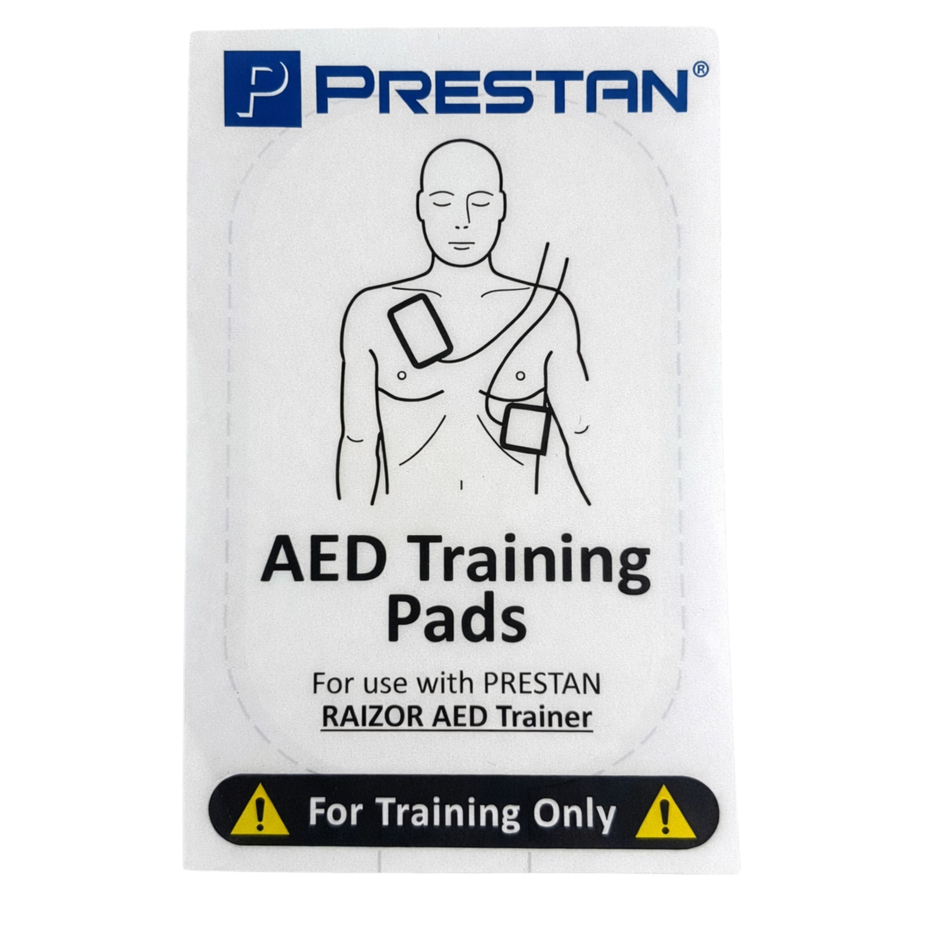 PRESTAN AED Trainer pads-Raizor-Training pads only, closed package