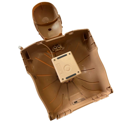 PRESTAN-Ultralite dark tone adult manikin-back view with piston and feedback cable
