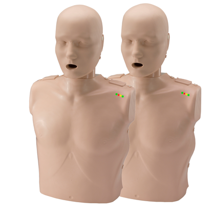 2 Female, 2 Male, and 4 Infant CPR Manikins w. Feedback, AED UltraTrainers, Carry Bag w. Wheels