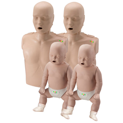 Instructor Trainer Kit (2-Adult, 2-Infant, 2-AED UltraTrainers, & Accessories, Medium Tone)