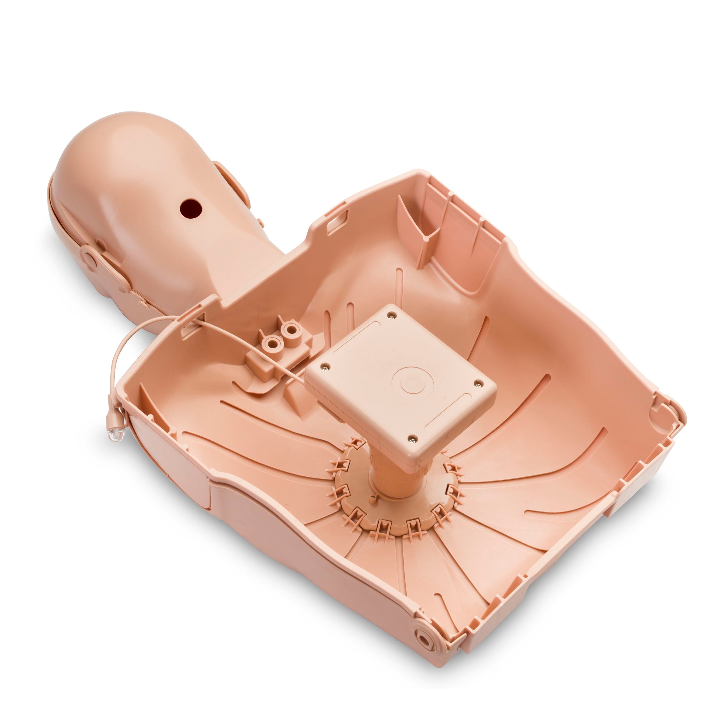 PRESTAN-Ultralite Medium tone adult manikin-back view with piston and feedback cable