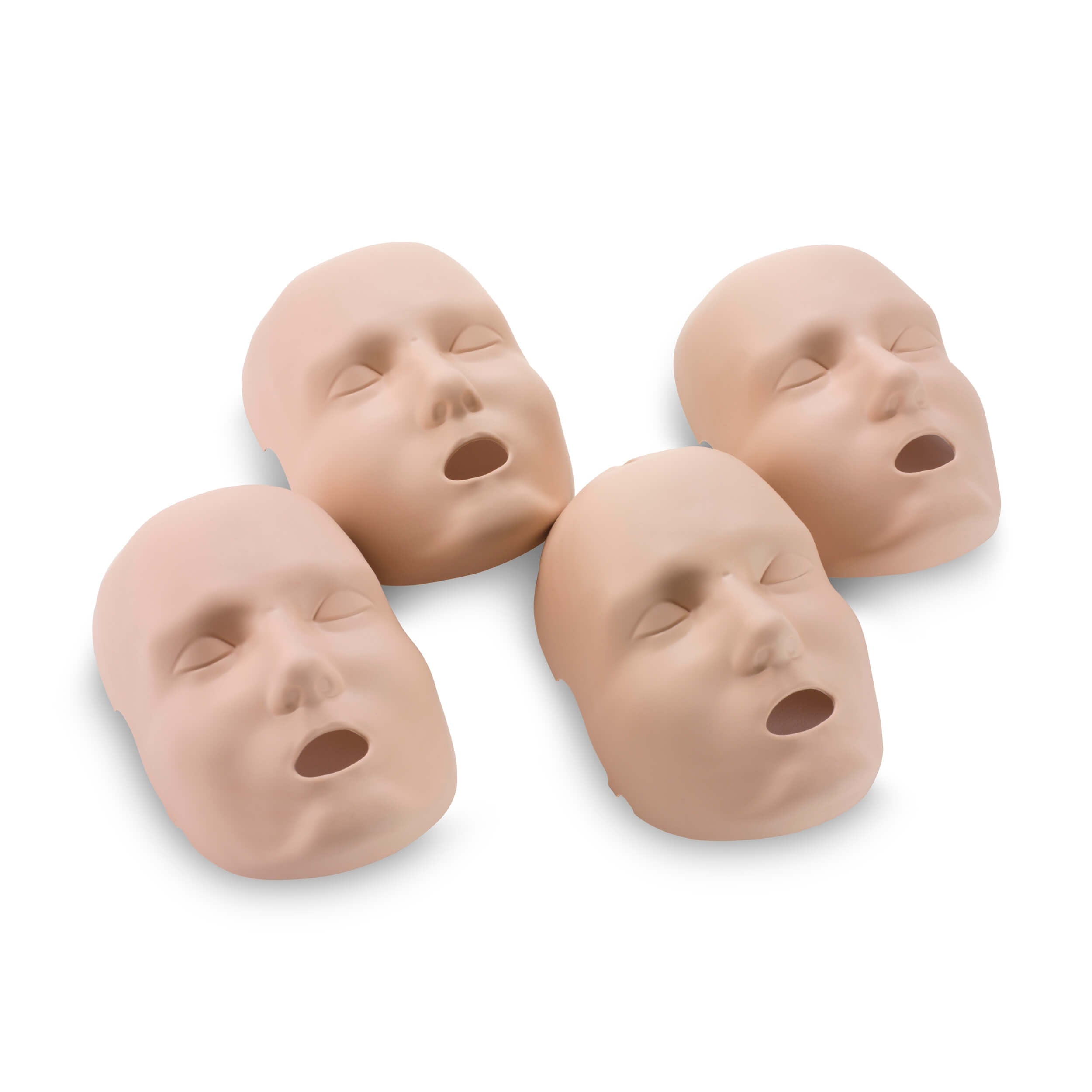 PRESTAN-Professional- Medium tone 4 pack adult manikin face replacement