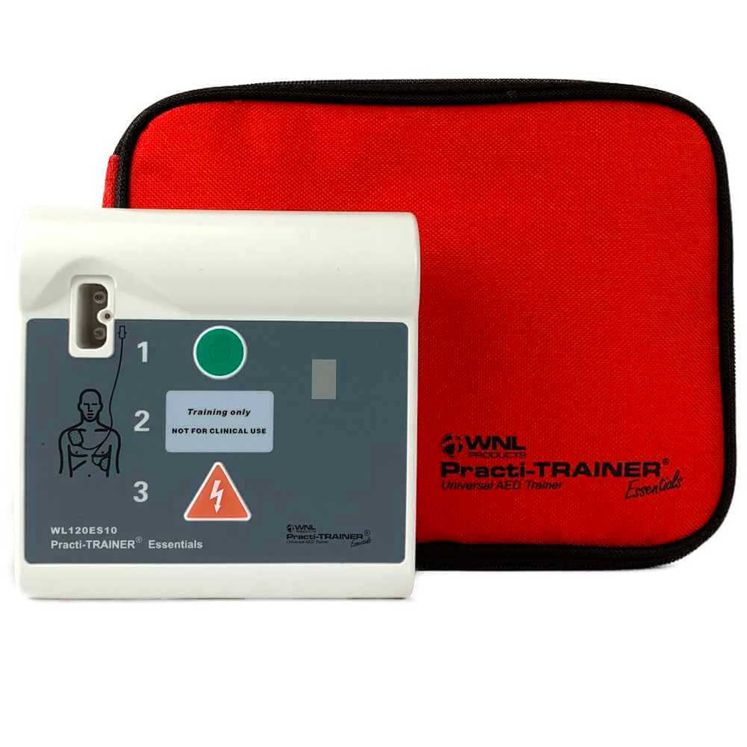 WNL AED trainer - Practi-Trainer Essentials-single unit and carry bag