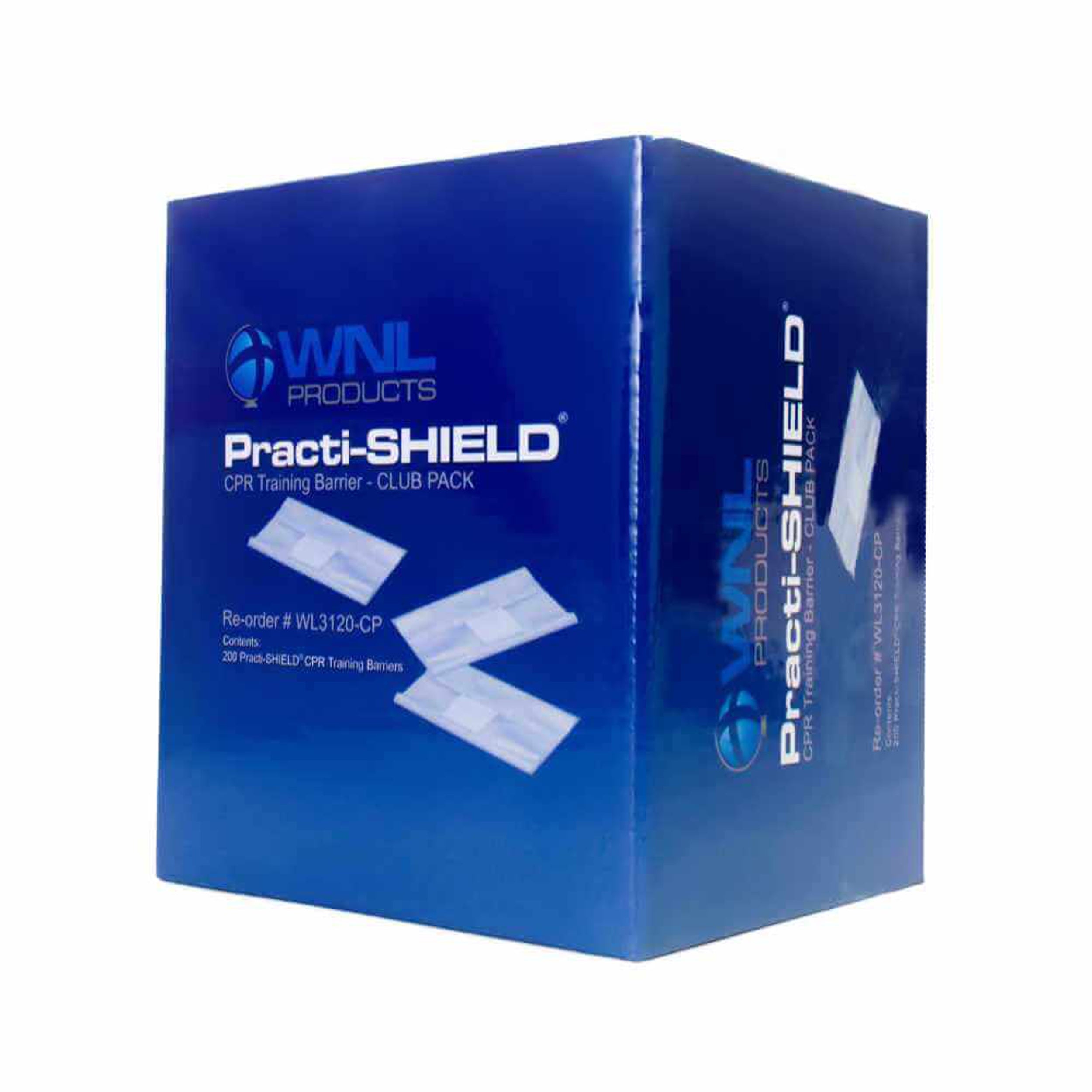 Box of 200 CPR Practi-Shields, WNL