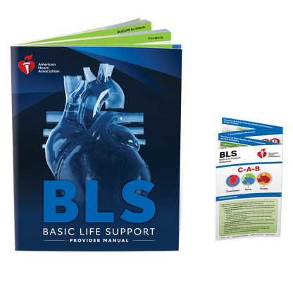 AHA-BLS-Provider manual, student with reference card